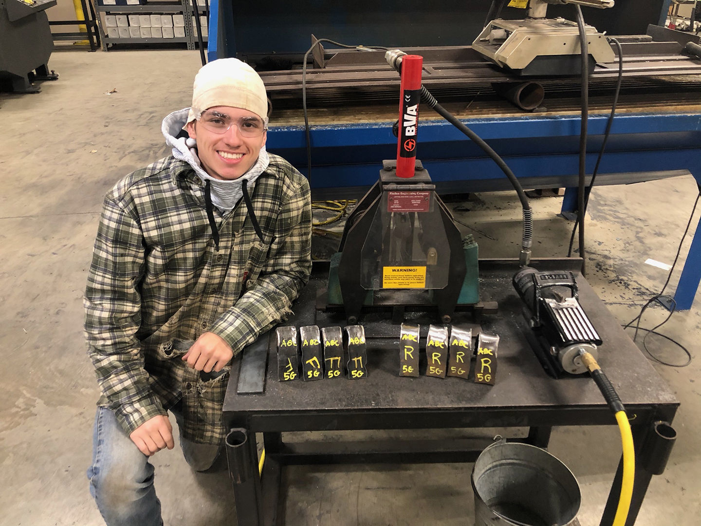 Brazosport welding student took top honors at ABC Local Craft Championship